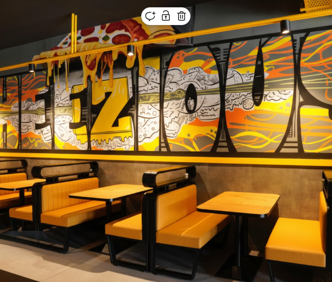 Cheezious — Interior Execution by Buildora